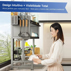 Escorredor Louças Organizador Pia Suspenso Armario Cozinha