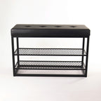 Sapateira Banco Sion Duo - Estofado Preto